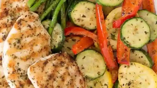 Grilled Chicken + Vegetables